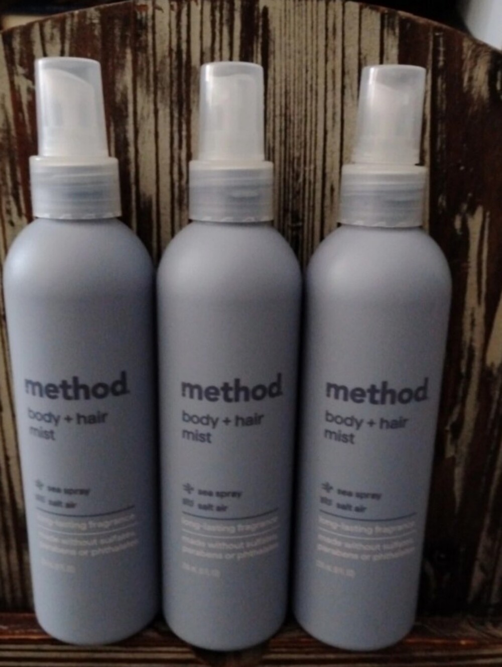 Method Body + Hair Mist Spray, Sea Spray & Salt Air, 8oz (236 mL) ~ NEW 3PACK